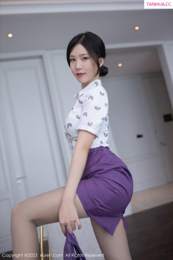 陈若依 抖娘利世 [XiuRen]高清写真图 2023.01.04 No.6084 利世 空姐制服第34张图片